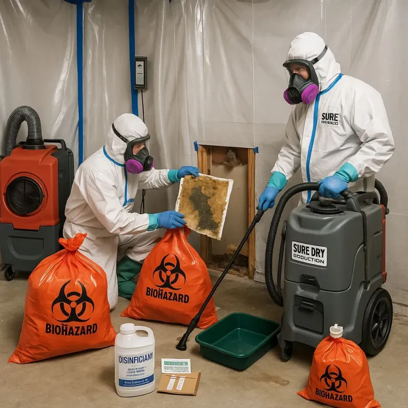 Contaminated Water Handling Protocols process in Stover, MO